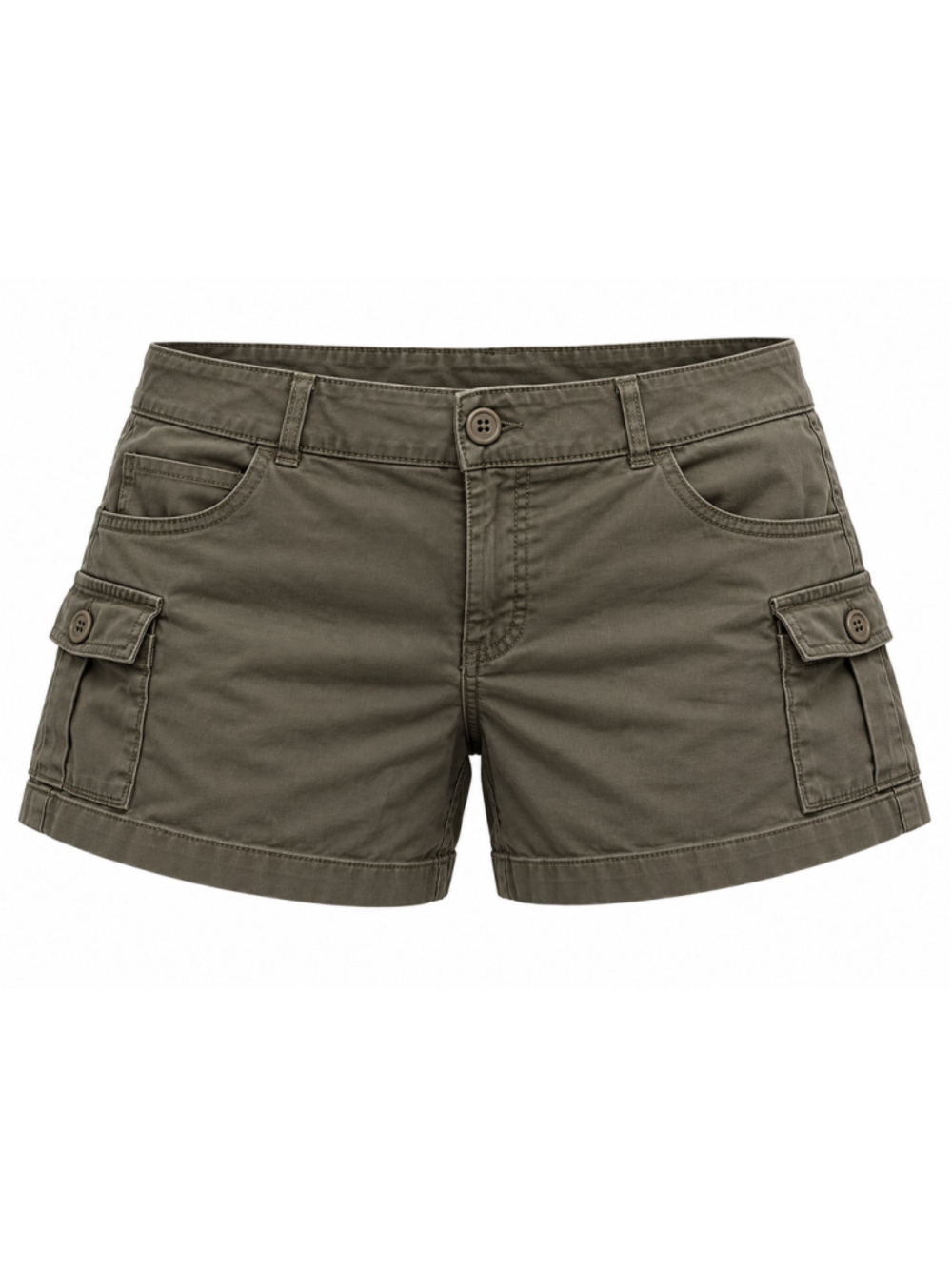 Women's Kiss & Cry Olive Cargo Shorts Size 13
368
